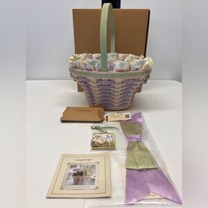 2004 Longaberger Large Whitewashed Easter Basket